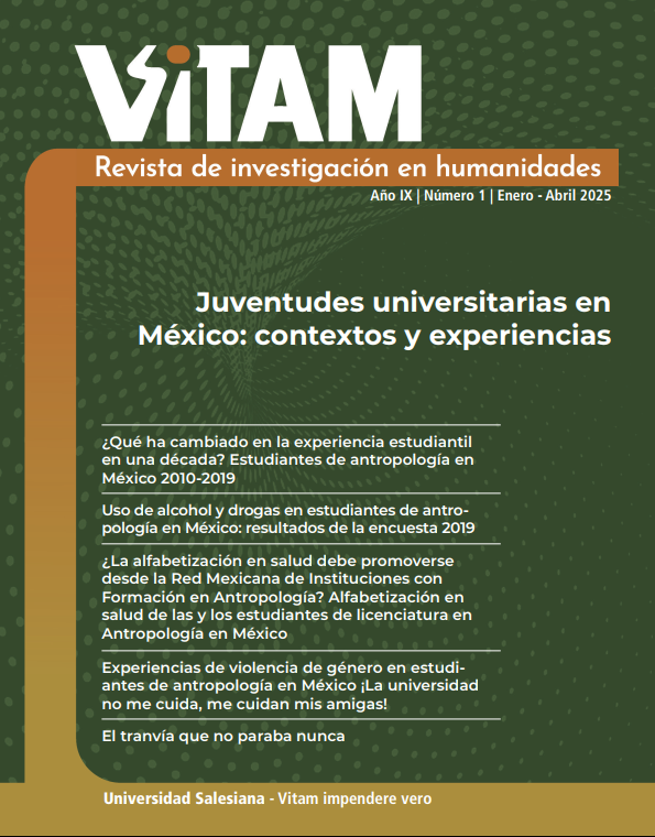 					Ver Vol. 9 Núm. 1 (2025): Vol. 9 Núm. 1 (2025): Vitam. Revista de Investigación en Humanidades. Enero - Abril 2025
				